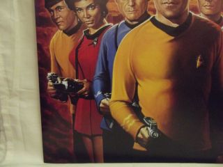 Star Trek The Series Group Cast Image 22 x 28 Poster ULTRA RARE 5