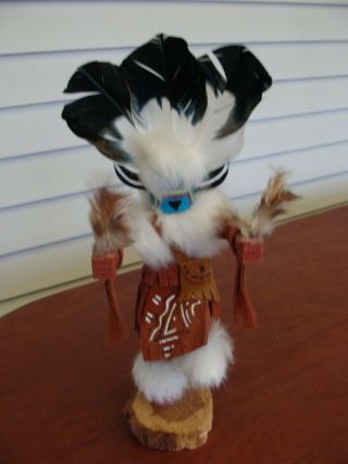 Vintage Native American Navajo Indian Hopi Wood Kachina Doll Exc.  Cond.  12.  5 " Wow
