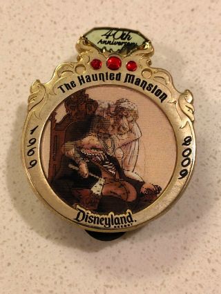 Artist Proof Ap Disney Pin Haunted Mansion 40th Anniversary Ring Bride Le 999