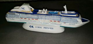 Princess Cruise Line Coral Princess Cruise Ship Model Souvenir Advertising