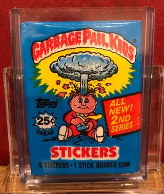 1985 Garbage Pail Kids Usa 2nd Series 1 Pack 4 Of 6