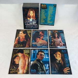 Buffy The Vampire Slayer Season 1 (1998) Complete Card Set Sarah Michelle Gellar
