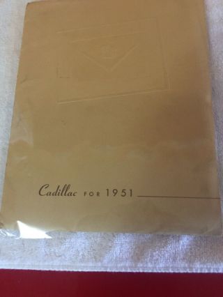 1951 Cadillac Press Kit