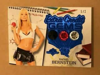 2018 Rachel Bernstein Benchwarmer 1/2 Hot 4 Teacher Extra Credit Gems Card