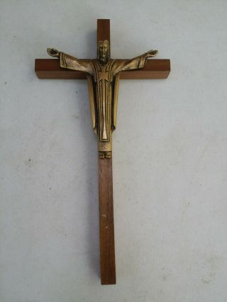 Vintage Crucifix Catholic Sacramental 10 " X 5.  25 " Christian Cross