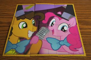 My Little Pony Series 3 Pinkie Pie And Cheese Foil Card Puzzle Set F40 - F45