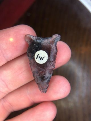 Very Translucent Obsidian Arrowhead Fresno County,  California Indian Artifact