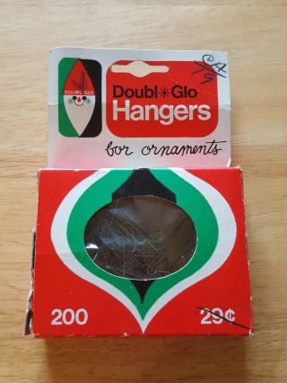 Vintage Doubl Glo Christmas Tree Ornament Hanger Hooks Nos 1971 Not A Full Box