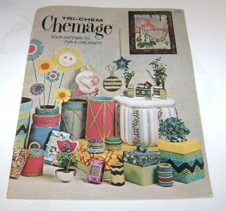 Vintage Tri Chem Chemage Fun And Creativity Booklet 1972