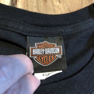 Mens Harley Davidson Las Vegas Nevada 2 - Sided Graphic T Shirt Black XL 3