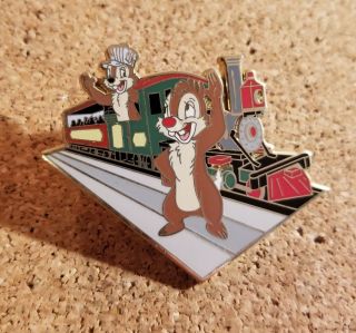 Disney Pin - Wdi - Chip And Dale Railroad - Le 300