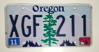 Oregon License Plate Garage Crafts Man Cave Decor Xgf 211 Exp 11 2013