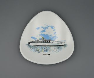 P&o Steamship Line Ss Oriana Souvenir Dish