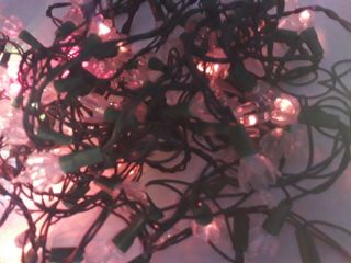 Vintage Christmas Tree Lights - Flower Petal - 100 ct white 50 ct color blinking 5