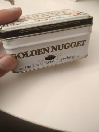 Golden Nugget Casino Tin.  Only tin box.  No cards. 3