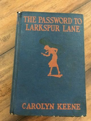 Nancy Drew 10 " The Password To Larkspur Lane " •osep Has Seeped Through•format 9?