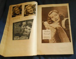 Vintage Movie Star Scrap Book Fold outs - Girl Crazy,  The Forest Rangers 45 Pages 4
