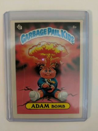 Adam Bomb 8a 1st Series 1985 Topps Garbage Pail Kids