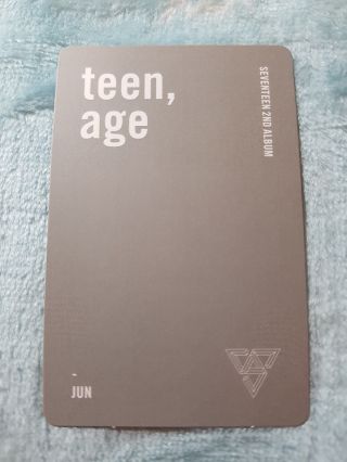SEVENTEEN 2nd Album TEEN,  AGE Clap Jun Type - A PhotoCard Official K - POP 2