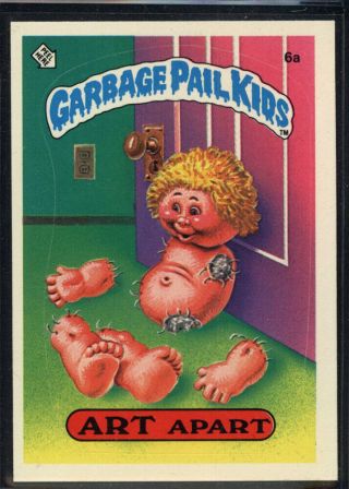 1985 Topps Garbage Pail Kids 1st Series 6a Art Apart (nm/mt) 696312