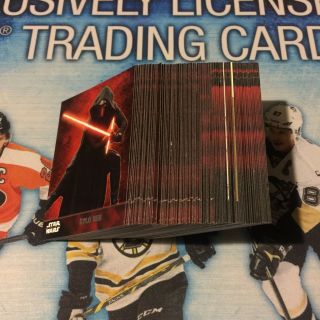 2015 Topps Star Wars The Force Awakens Series 1 Complete Base Set 1 - 100 Rey