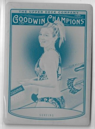 Coco Ho 2019 Goodwin Champions One Of One Printing Plate 