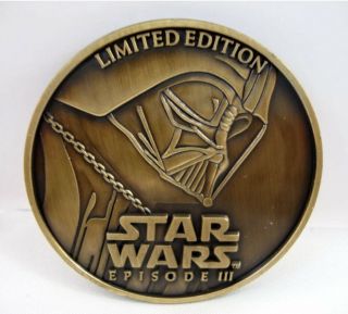 Star Wars Episode Iii 3 Revenge Of The Sith Limited Edition Collector Coin Vader