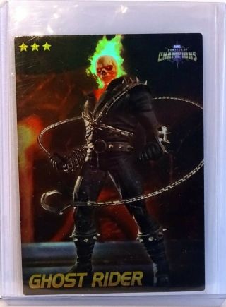 Rare Ghost Rider Foil Series 1 Marvel Contest Of Champions Dave & Buster 