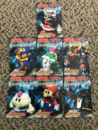 1996 Nintendo Power Mario Rpg Legend Of The Seven Stars Trading Card Set