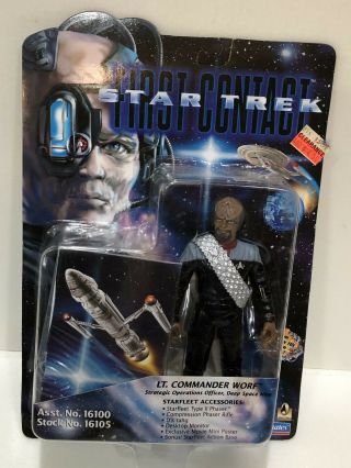 Playmates Star Trek First Contact Lt.  Commander Worf Figure 1996