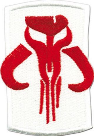 Star Wars Boba Fett Mandalorian Armor Logo Embroidered Patch,