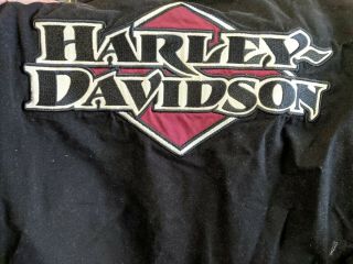 Harley Davidson Black Jacket No Cages Xl