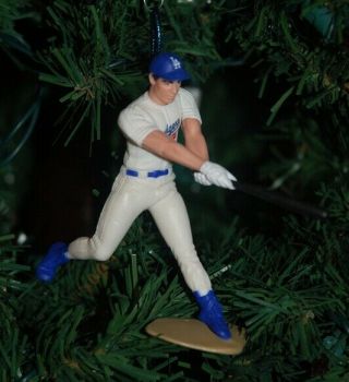 Eric Karros Los Angeles Dodgers White Uniform Baseball Christmas Tree Ornament
