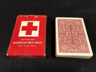 American Red Cross Arrco Playing Cards Vintage - Complete Usa