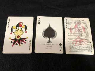 American Red Cross ARRCO Playing Cards Vintage - Complete USA 2