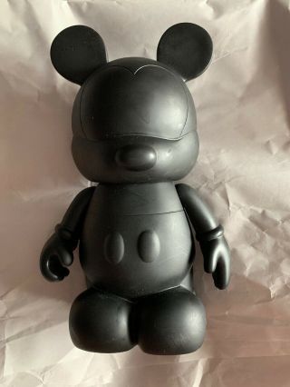 Rare Disney Vinylmation Create Your Own 9 " Figure Black Mickey Mouse