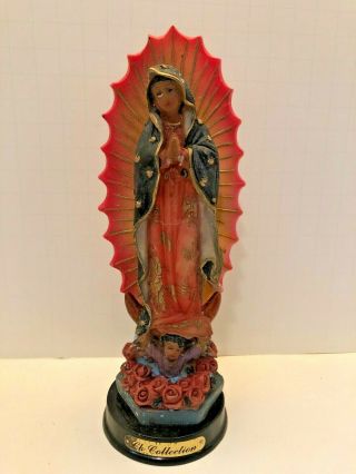 Our Lady Of Guadalupe Statue Virgin Mary Catholic Virgen De Guadalupe 7 1/2 "