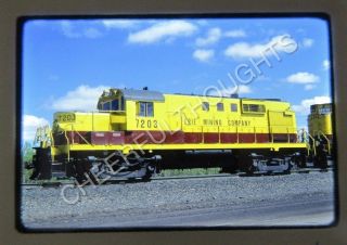 1980? Kodachrome Slide Em Erie Mining Co 7203 Rs11 Fresh Paint N30