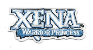 Xena,  Warrior Princess Tv Show Name Logo Embroidered Patch,