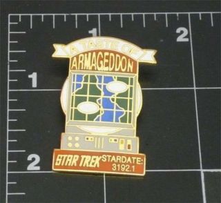Star Trek A Taste Of Armageddon Episode Pin.