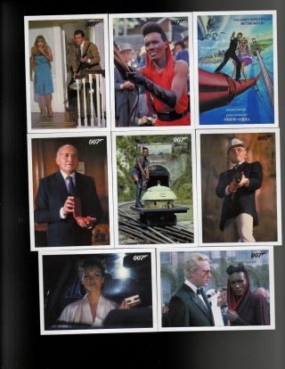 James Bond - Archives 2017 Complete 30 Card A View To A Kill - Retro Set