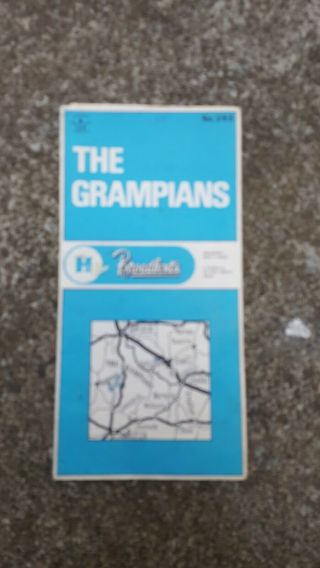 Vintage Broadbents The Grampians Map 205 Australia Road Travel State Vic Guide