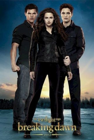 Twilight Breaking Dawn Part 2 Sunrise Trio 24x36 Movie Poster Saga Lautner