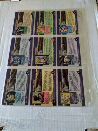 1992 Impel Marvel Universe 3 III 1 - 200 Card Complete Base Set 4