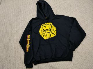 The Lion King Broadway Hoodie Sweatshirt Adult Xl Extra Large Musical Disney