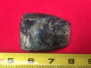 Serpentine Chlorite Hump Back Gorget - Birdstone Bannerstone Arrrowhead Artifact