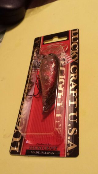 Lucky Craft Lc 1 5 Ssr Cf Flake Rayburn Red Craw 1/2 Oz In Package