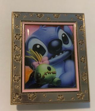 Disney Pin Acme Archives Stitch And Scrump Frame Hotart Smile Series