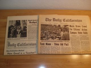 Country Joe And The Fish 1967 Daily Californian Newspaper Berkeley University