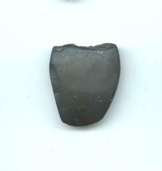 Indian Artifacts - Polished Hemetite Celt - Glovers Cave Site